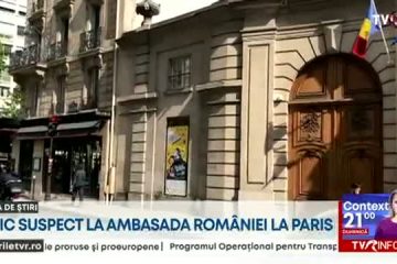 Plic suspect la ambasada României din Paris