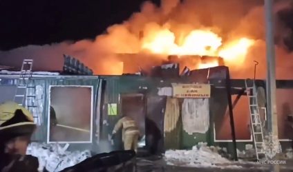 20 de persoane au murit în Rusia, într-un incendiu la un cămin de bătrâni ilegal