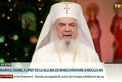 Patriarhul Daniel, împiedicat de o viroză să ţină slujba dintre ani