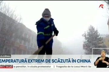 Vreme extremă, în China. Record de temperatură negativă, în nordul țării