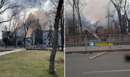 Povestea unei mame şi a fiului ei, supravieţuitori ai bombardamentului de la teatrul din Mariupol. Artem era șocat, cu o mână se ţinea de mama, iar cu cealaltă îşi ţinea pantalonii, pentru că slăbise foarte mult