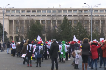 Protestul sindicaliştilor din Sănătate şi Asistenţă Socială s-a încheiat