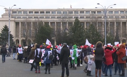 Protestul sindicaliştilor din Sănătate şi Asistenţă Socială s-a încheiat