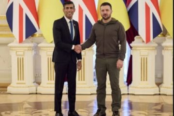 Zelenski: Premierul britanic Rishi Sunak şi-a exprimat dorinţa de a furniza Ucrainei avioane de luptă