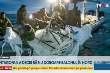Balonul doborât deasupra Statelor Unite avea antene pentru colectarea de informații și transmiterea lor către sateliții chinezi. SUA vor cerceta entitățile militare chineze care au susținut acțiunea de spionaj