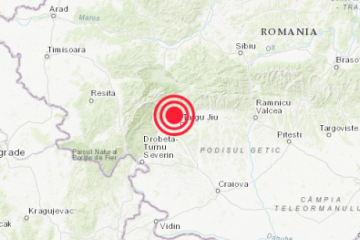 Un nou cutremur, cu magnitudinea 4,3, s-a produs în Gorj
