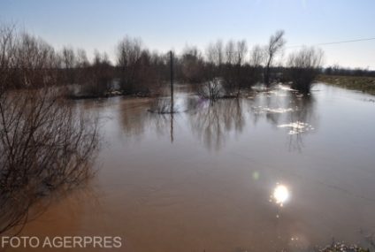 Cod galben de inundații în bazinele hidrografice Crasna, Crișul Alb, Bega Veche, Bega, Bistra și Nera, până duminică, la ora 12.00