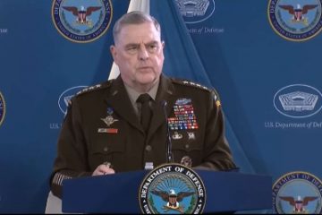 VIDEO Șeful Statului major al SUA, generalul Mark Milley: ”Nu sunt sigur că a fost contact fizic între dronă și avionul rus”