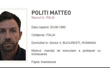 Falsul doctor italian Matteo Politi, dat în urmărire de poliție. Un judecător i-a revocat anul trecut controlul judiciar. Nu s-a ținut cont că, după declanşarea anchetei, Matteo Politi a încercat să fugă din România