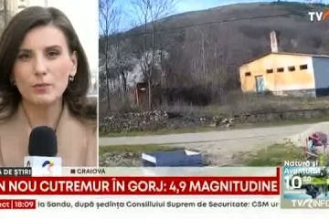 Cutremur cu magnitudinea 4,9, în judeţul Gorj