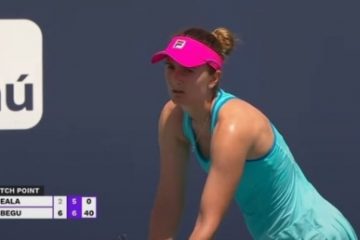 Jucătoarea română de tenis Irina Begu s-a calificat în turul al doilea la turneul  de la Miami, după ce a revenit spectaculos în ambele seturi