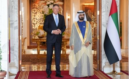 Președintele Klaus Iohannis s-a întâlnit cu premierul Emiratelor Arabe Unite, şeicul Mohammed bin Rashid Al Maktoum. Cooperare între cele două țări în domeniile dezvoltării durabile şi educaţiei pentru mediu