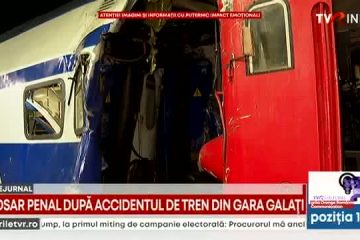 Accidentul de tren de la Galați: Acul vitezometrului locomotivei a rămas blocat la poziția de 75 km/h, mecanicul spune că sistemul de frânare nu a mai funcționat