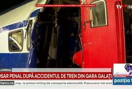Accidentul de tren de la Galați: Acul vitezometrului locomotivei a rămas blocat la poziția de 75 km/h, mecanicul spune că sistemul de frânare nu a mai funcționat