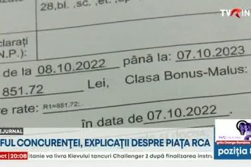 Șeful Consiliului Concurenței și criza Euroins: ASF-ul spune ce e un preţ rezonabil în piaţă, nu noi. La dimensiunea şocului – un şofer din 3 să găsească altă firmă RCA, ni se pare justificată o plafonare pentru câteva luni