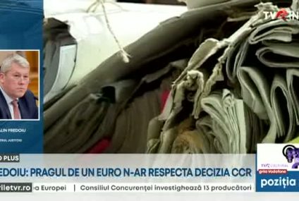 Ministrul Justiției, Cătălin Predoiu: O decizie cu un plafon simbolic de un leu, un euro pentru abuzul în serviciu nu ar fi constituțională. Parlamentul nu poate evita stabilirea unui prag – asta este cert