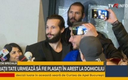 Frații Andrew și Tristan Tate, plasați în arest la domiciliu. Decizia este definitivă. „Mergem acasă!”