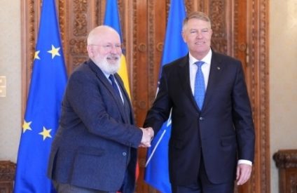 Vicepreședintele executiv al Comisiei Europene, Frans Timmermans, a transmis în cadrul întâlnirii cu președintele Klaus Iohannis sprijinul ferm pentru aderarea României la Schengen