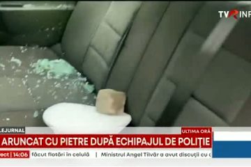 Un echipaj al Poliţiei Locale Sector 4 Bucureşti, atacat cu pietre de un bărbat