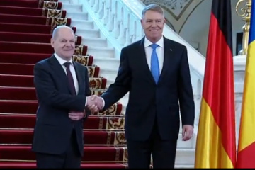 Președintele Klaus Iohannis a purtat discuții cu cancelarul german Olaf Scholz. ”Germania se află ferm de partea României”