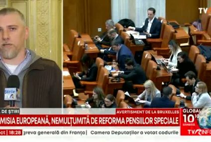 Avertisment al Comisiei Europene pentru politicienii de la Bucureşti. Reforma pensiilor trebuie făcută aşa cum s-a angajat guvernul în PNRR