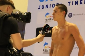 Campionatele Naţionale de Înot: David Popovici este campion la 50 m fluture, cu nou record naţional