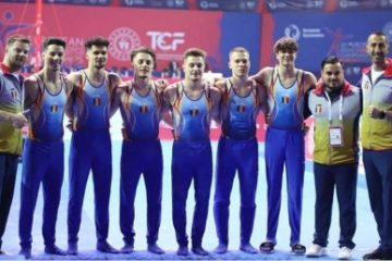 Echipa masculină de gimnastică artistică a României s-a calificat la Campionatele Mondiale, după ce s-a clasat pe locul 11 la Europene