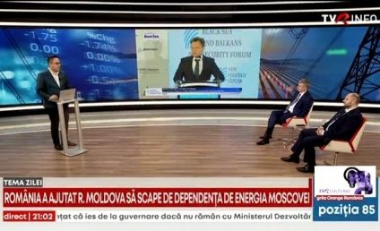 Victor Parlicov și Virgil Popescu, miniștrii Energiei din Republica Moldova și România, au dezvăluit, la TVR Info, cum a ieșit Chișinăul din dependența energetică față de Moscova