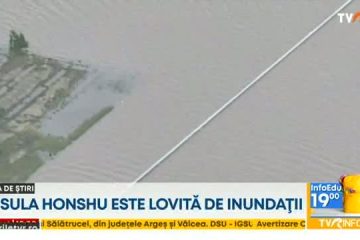 Furtuna tropicală Mawar a lovit cu putere Japonia. Vreme rea și în Spania. Șuvoaie revărsate au rupt mai multe drumuri, chiar sub ochii șoferilor