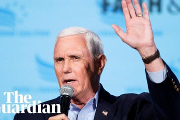 Mike Pence lansează campania prezidențială în 2024 în Iowa – urmăriți în direct – Guardian News