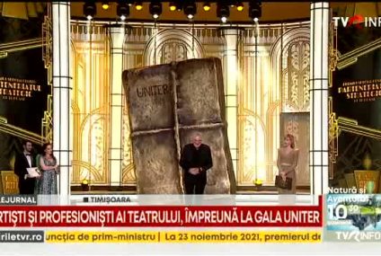 Gala Premiilor UNITER 2023. Televiziunea Română, premiul special pentru parteneriatul strategic pe care îl are cu UNITER de 30 de ani