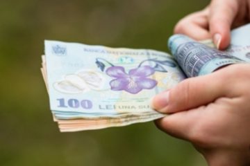 INS: Câştigul salarial mediu net a scăzut cu 35 de lei, în iulie, la 4.565 de lei