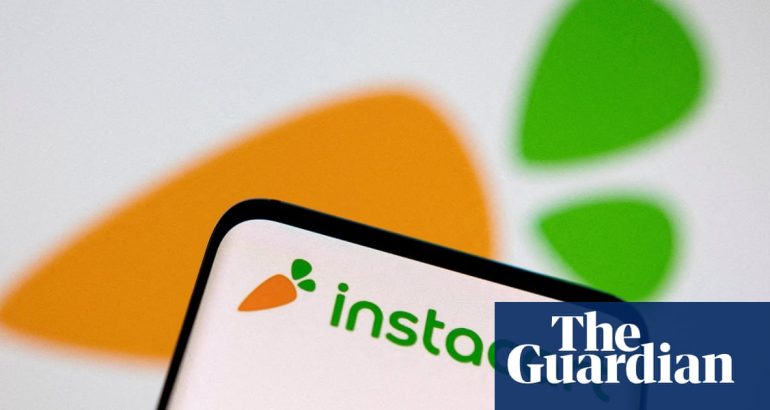 instacart-shares-jump-43%-in-grocery-delivery-business’s-nasdaq-debut-–-the-guardian