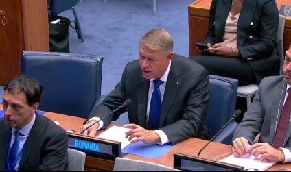 Președintele Klaus Iohannis la Summitul privind Ambițiile Climatice, desfășurat la sediul ONU, New York: România va elimina treptat cărbunele până în 2030 și va ecologiza complet siturile minelor de cărbune până în 2032