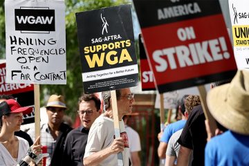 WGA Picket Lines Swell with Solidarity and Cautious Optimism as AMPTP Contract Talks Go a Third Day with CEOs – Variety