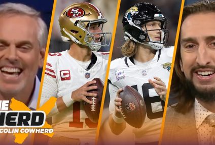 Brock Purdy was exposed AGAIN in 49ers’ loss, talks Trevor Lawrence’s rise, NBA tip off | THE HERD – The Herd with Colin Cowherd