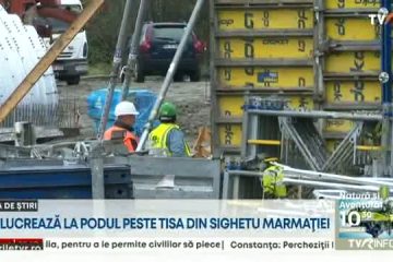 Au început lucrările la primul pilon al podului peste Tisa, de la Sighetu Marmaţiei. Va fi construit în întregime de partea română, cu fonduri europene. Ucraina trebuie doar să emită avizele necesare