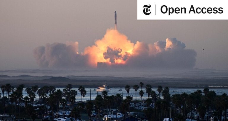 spacex-starship-launch:-highlights-from-the-2nd-flight-of-elon-musk’s-moon-and-mars-rocket-–-the-new-york-times