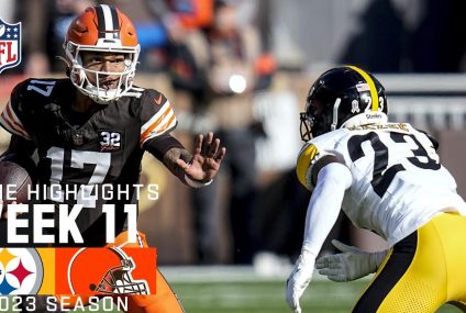 Pittsburgh Steelers vs. Cleveland Browns | 2023 Week 11 Game Highlights – NFL