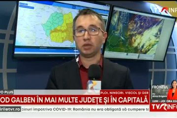 Lapoviţă şi ninsoare în Bucureşti, sâmbătă şi duminică. Pe parcursul nopţii se va depune strat de zăpadă de 5 – 10 centimetri