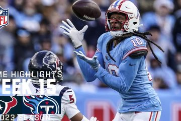 Houston Texans vs. Tennessee Titans | 2023 Week 15 Game Highlights – NFL