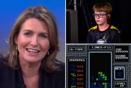 News anchor slammed after telling teen gamer who beat Tetris for the first time ever to ‘go outside’ – New York Post