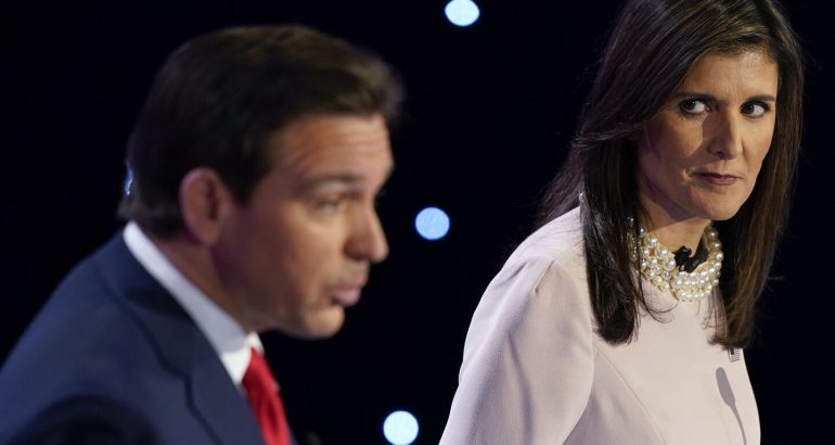 haley-and-desantis-tear-into-each-other’s-records-in-a-hostile-head-to-head-republican-debate-–-the-associated-press