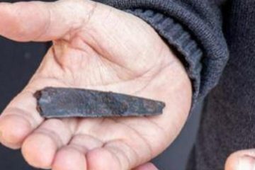 Archaeologists say single word inscribed on iron knife is oldest writing ever found in Denmark – CBS News