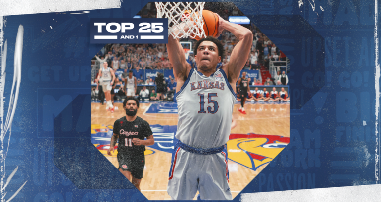 college-basketball-rankings:-kansas-lurks-outside-top-five-after-impressively-dismantling-houston-–-cbs-s