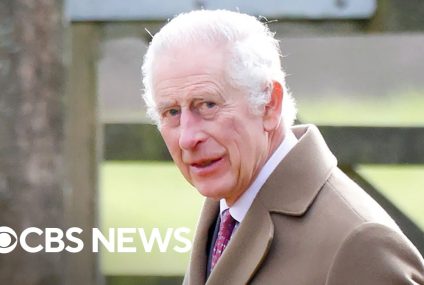 King Charles III receives first round of cancer treatment, gets short visit from Prince Harry – CBS News