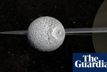 Saturn’s ‘Death Star’ moon has hidden ocean under its crust, say scientists – The Guardian