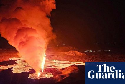 Iceland volcano erupts for second time this year with lava close to power plant – The Guardian