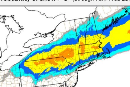 Winter Storm Could Bring Up to a Foot of Snow to Parts of the Northeast – The New York Times