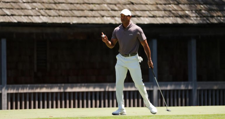 2024-masters-second-round-live-updates:-tiger-woods-makes-record-24th-straight-cut,-bryson-dechambeau-holds-lead-–-yahoo-s